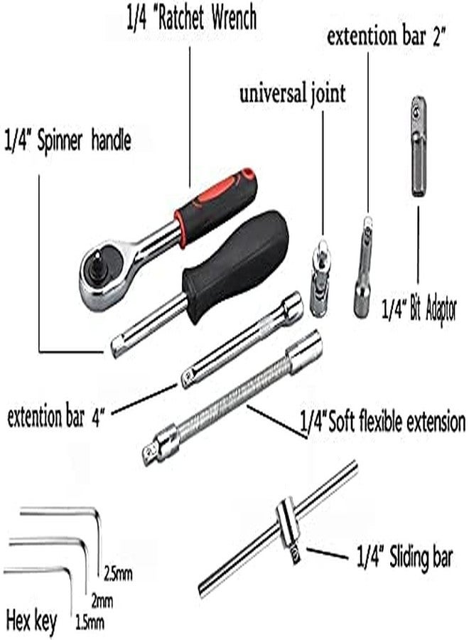 REXOTEX Tool Kit - All Size Spanner & Socket Wrench Set - Image 3